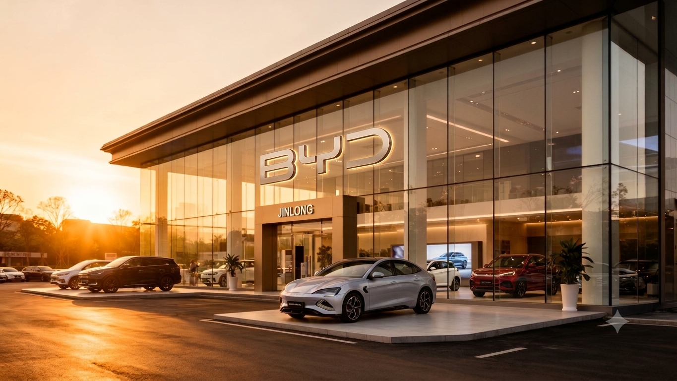 โชว์รูม BYD จินหลง มอเตอร์