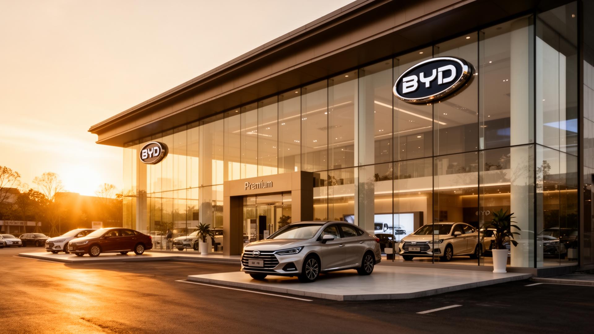 โชว์รูม BYD จินหลง มอเตอร์